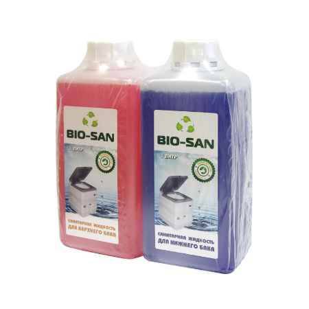 Купить Комплект жидкостей для биотуалета Bio-San 1л + 1л