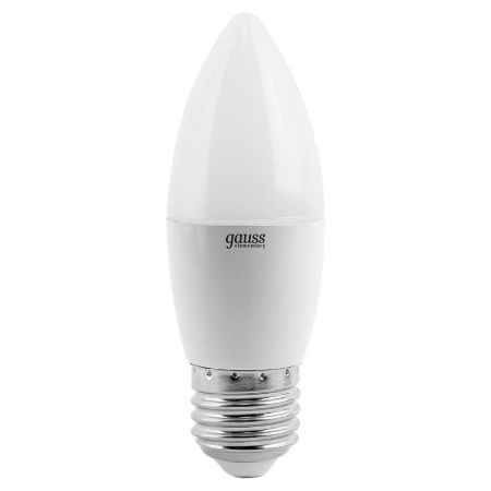 Купить Упаковка ламп 10 шт Gauss Elementary свеча 6Вт E27 4100K 560Лм LD33226