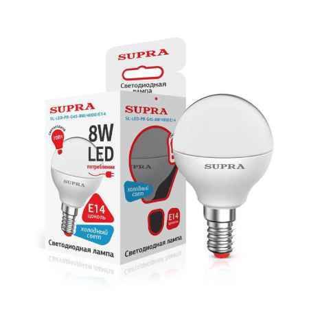 Купить Упаковка ламп 10 шт SUPRA SL-LED-PR-G45-8W/4000/E14