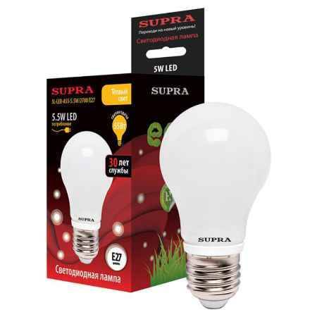 Купить Упаковка ламп 10 шт SUPRA SL-LED-A55-5.5W/2700/E27
