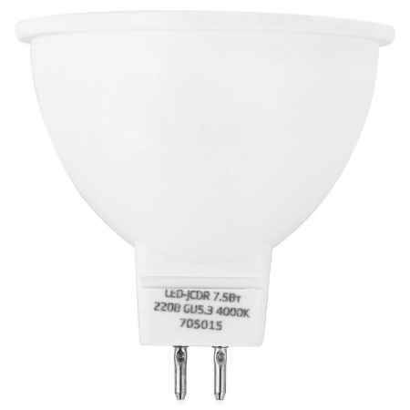 Купить Упаковка ламп светодиодных 10 шт ASD LED-JCDR-standard 7.5Вт 160-260В GU5.3 4000К 600Лм