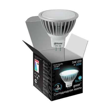 Купить Упаковка ламп 10 шт Gauss LED MR16 5W SMD AC220-240V 4100K FROST EB101505205