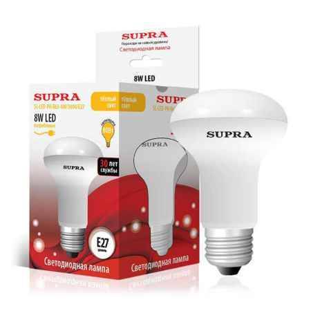 Купить Упаковка ламп 10 шт SUPRA SL-LED-PR-R63-8W/3000/E27
