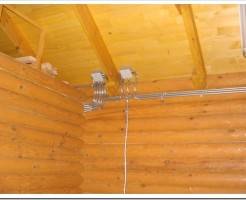 Как сделать проводку в деревянном доме?
