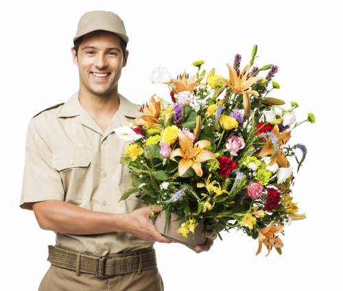Как заказать букет цветов в другой город  
