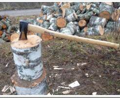Как правильно колоть дрова топором