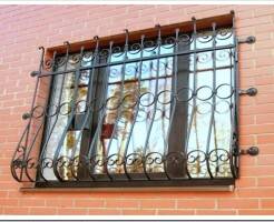 Технология монтажа металлических решеток на окна