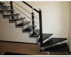 Как сделать железную лестницу на второй этаж в частном доме