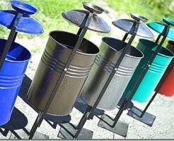 Какие бывают виды уличных урн