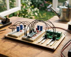 Обеспечение стабильного питания в системах DIY-автоматики для садового участка